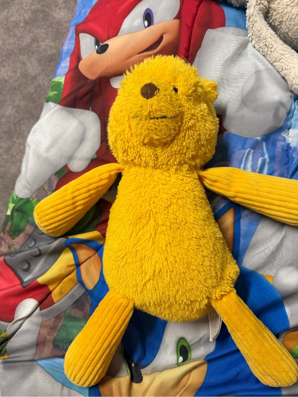 Scentsy Bright Yellow Plush Bear Stuffed Animal